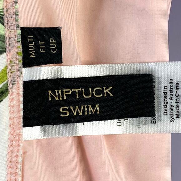 NIP TUCK SWIM One Piece Swimsuit Tummy Control White Isle of Waimea Edith Sz 8 - Picture 3 of 13